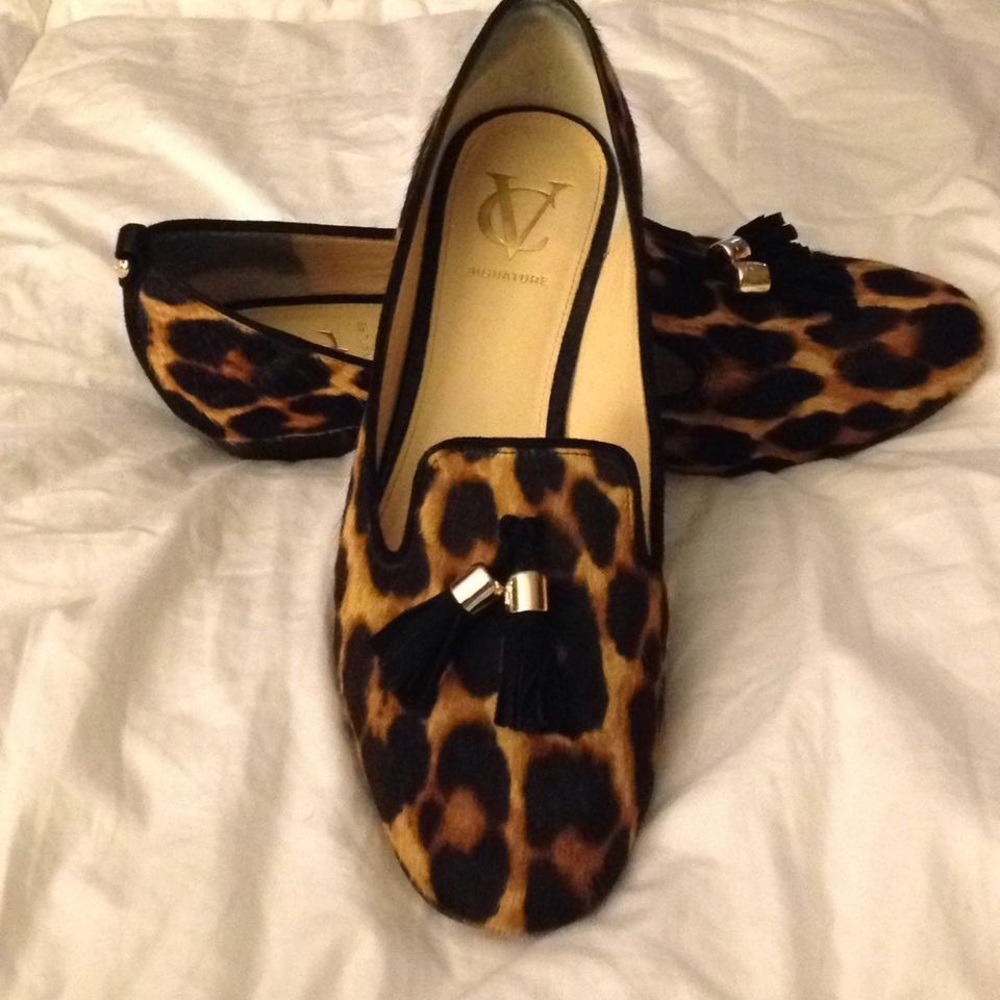 Vero cuoio leopard loafers